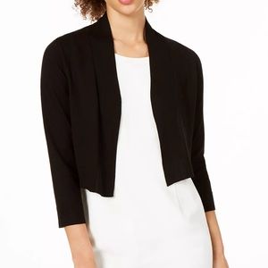 CALVIN KLEIN Cropped Open-Front Cardigan